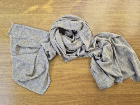 Thinlight-Schal – Farbe Nebelgrau